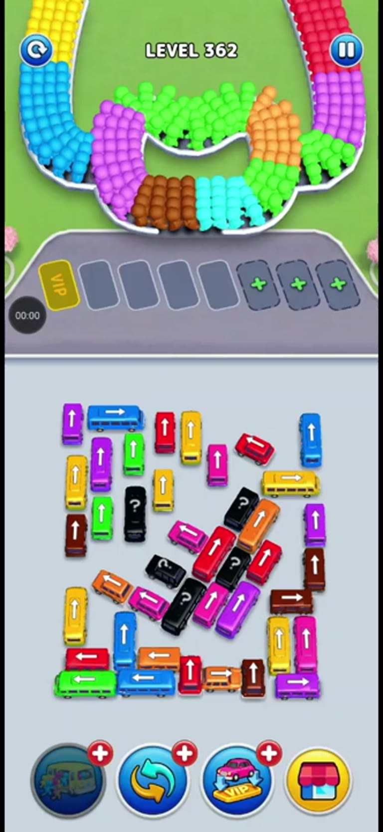 Bus Rush Fever Level 362 gameplay preview