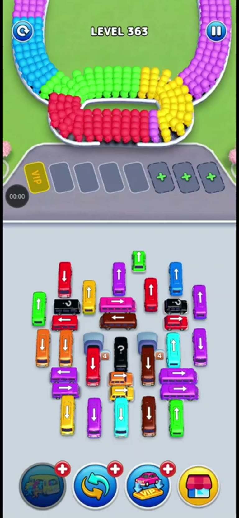 Bus Rush Fever Level 363 gameplay preview