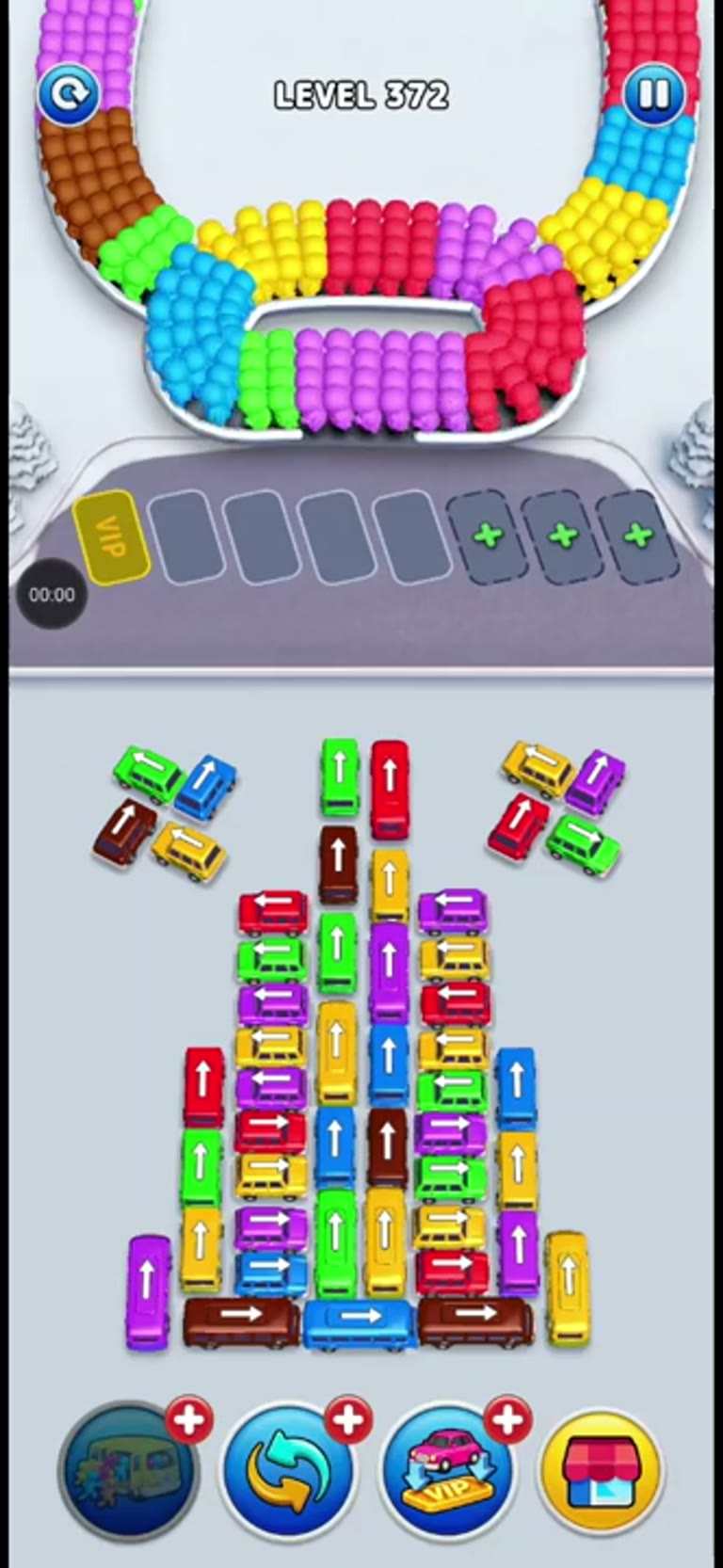 Bus Rush Fever Level 372 gameplay preview