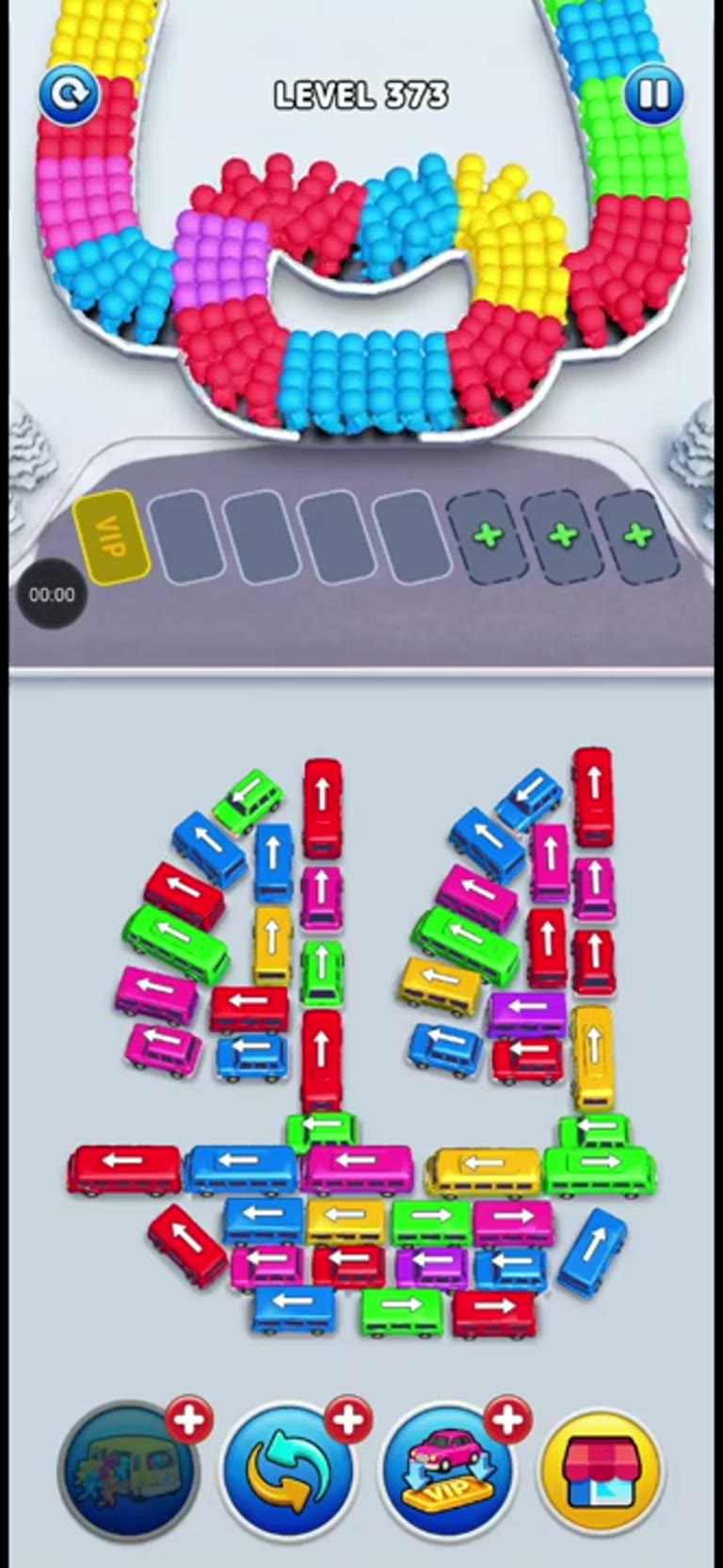 Bus Rush Fever Level 373 gameplay preview