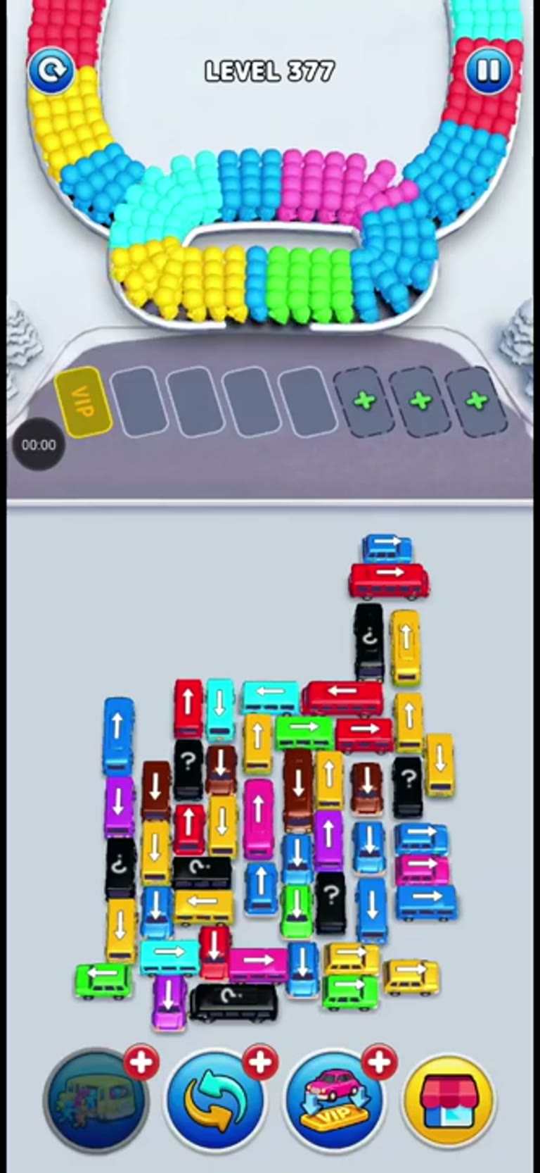 Bus Rush Fever Level 377 gameplay preview