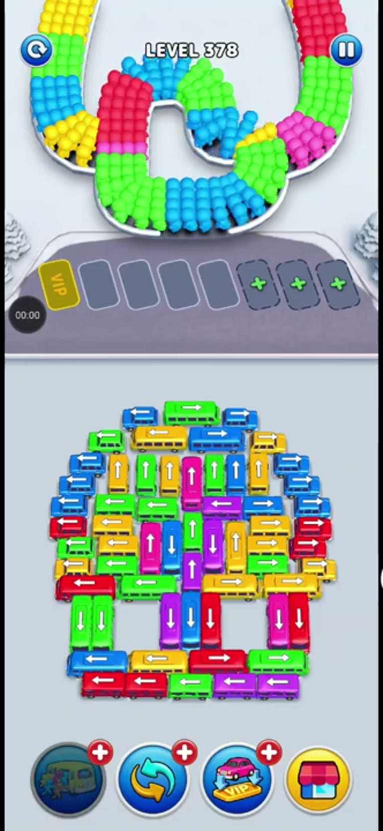 Bus Rush Fever Level 378 gameplay preview