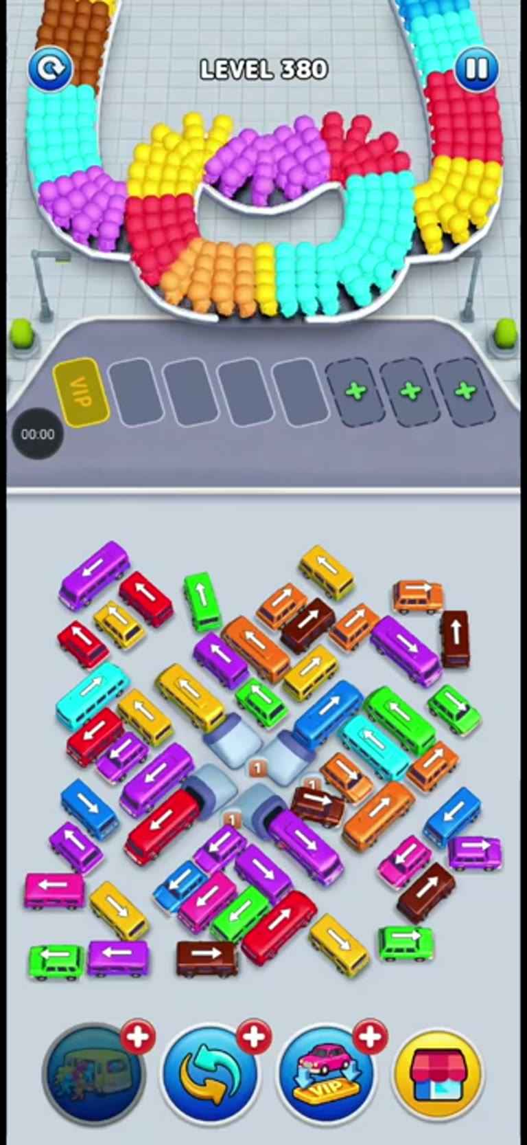 Bus Rush Fever Level 380 gameplay preview