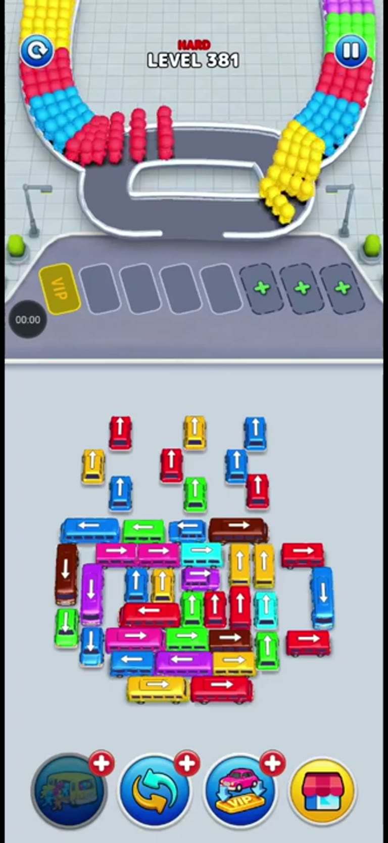 Bus Rush Fever Level 381 gameplay preview