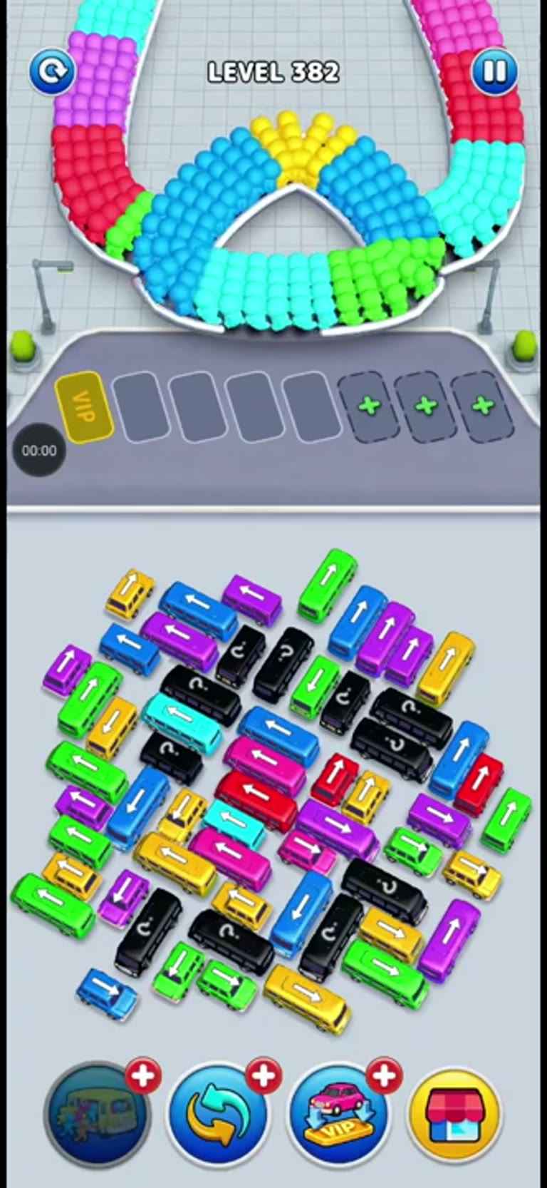 Bus Rush Fever Level 382 gameplay preview