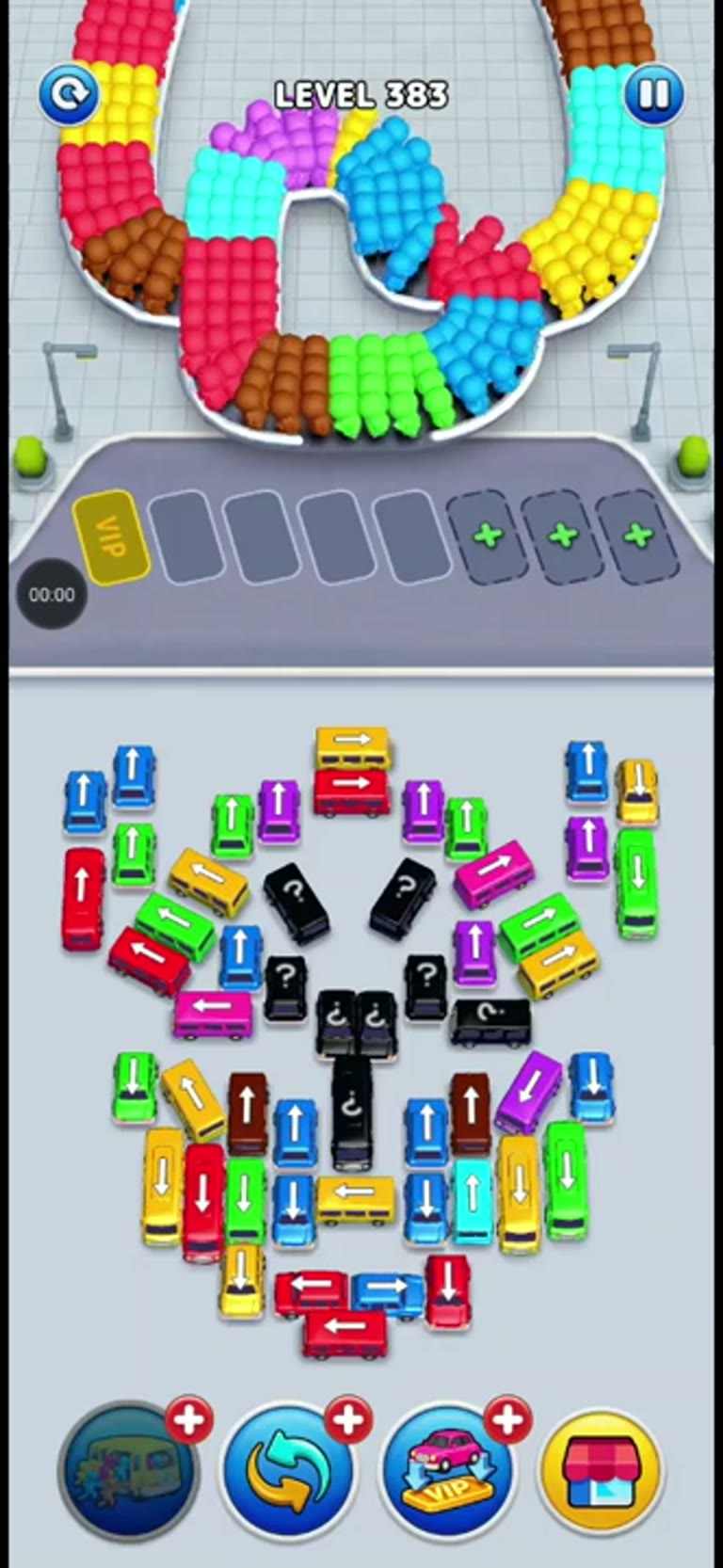 Bus Rush Fever Level 383 gameplay preview