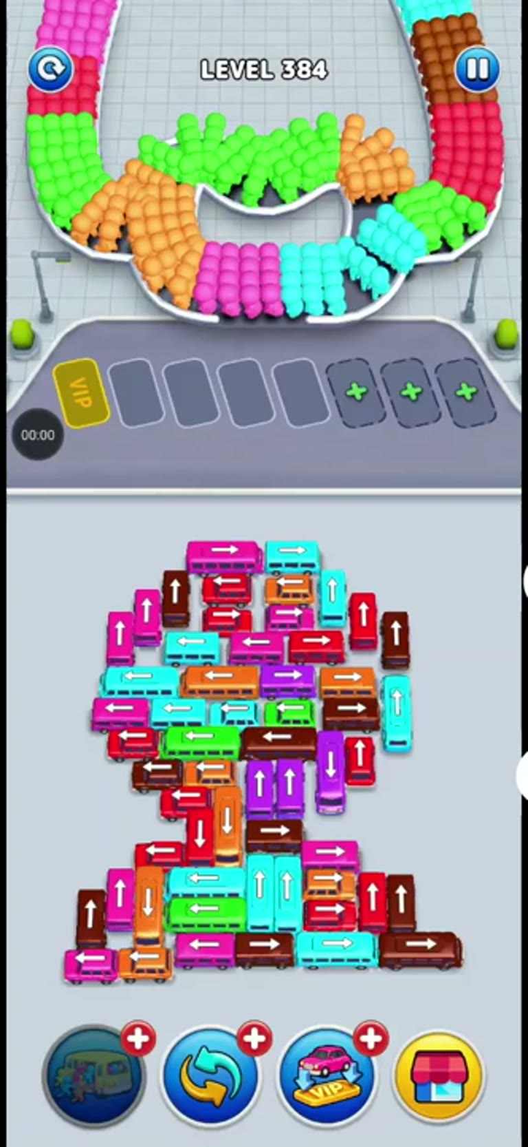 Bus Rush Fever Level 384 gameplay preview