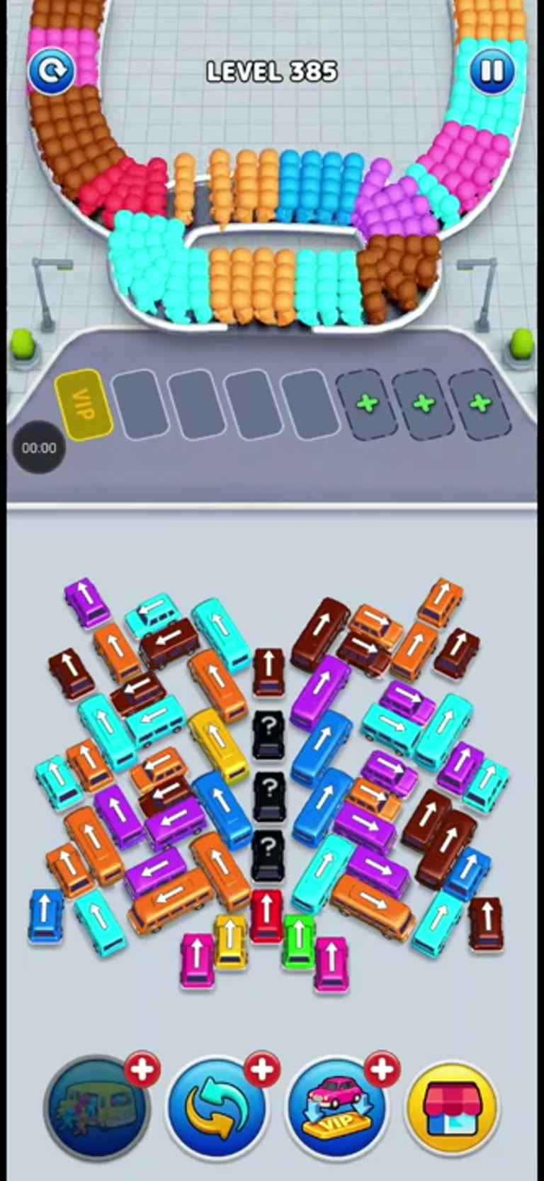 Bus Rush Fever Level 385 gameplay preview