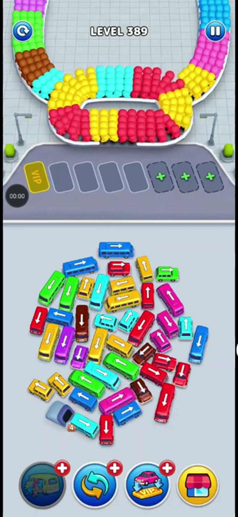 Bus Rush Fever Level 389 gameplay preview
