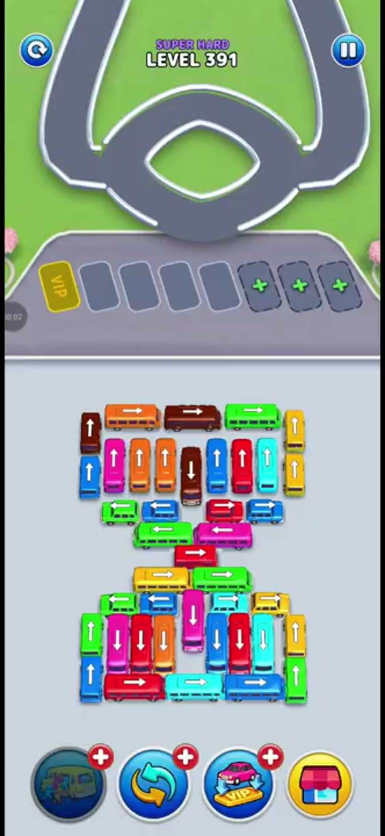 Bus Rush Fever Level 391 gameplay preview