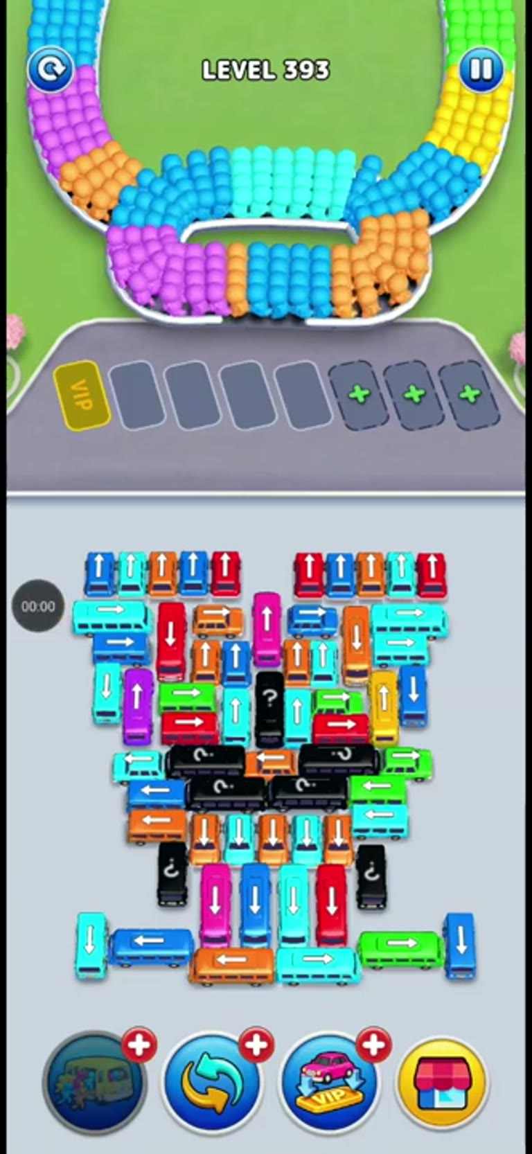 Bus Rush Fever Level 393 gameplay preview