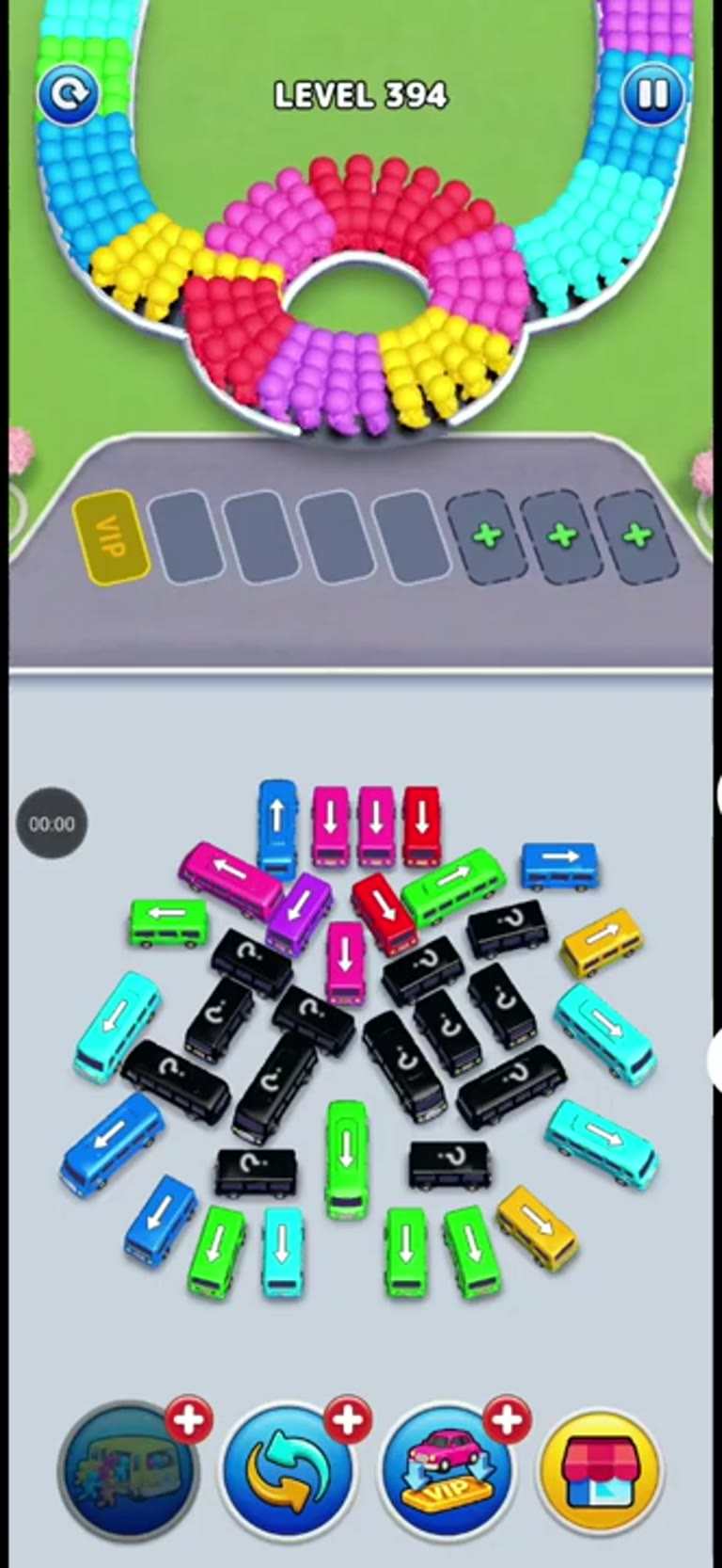Bus Rush Fever Level 394 gameplay preview