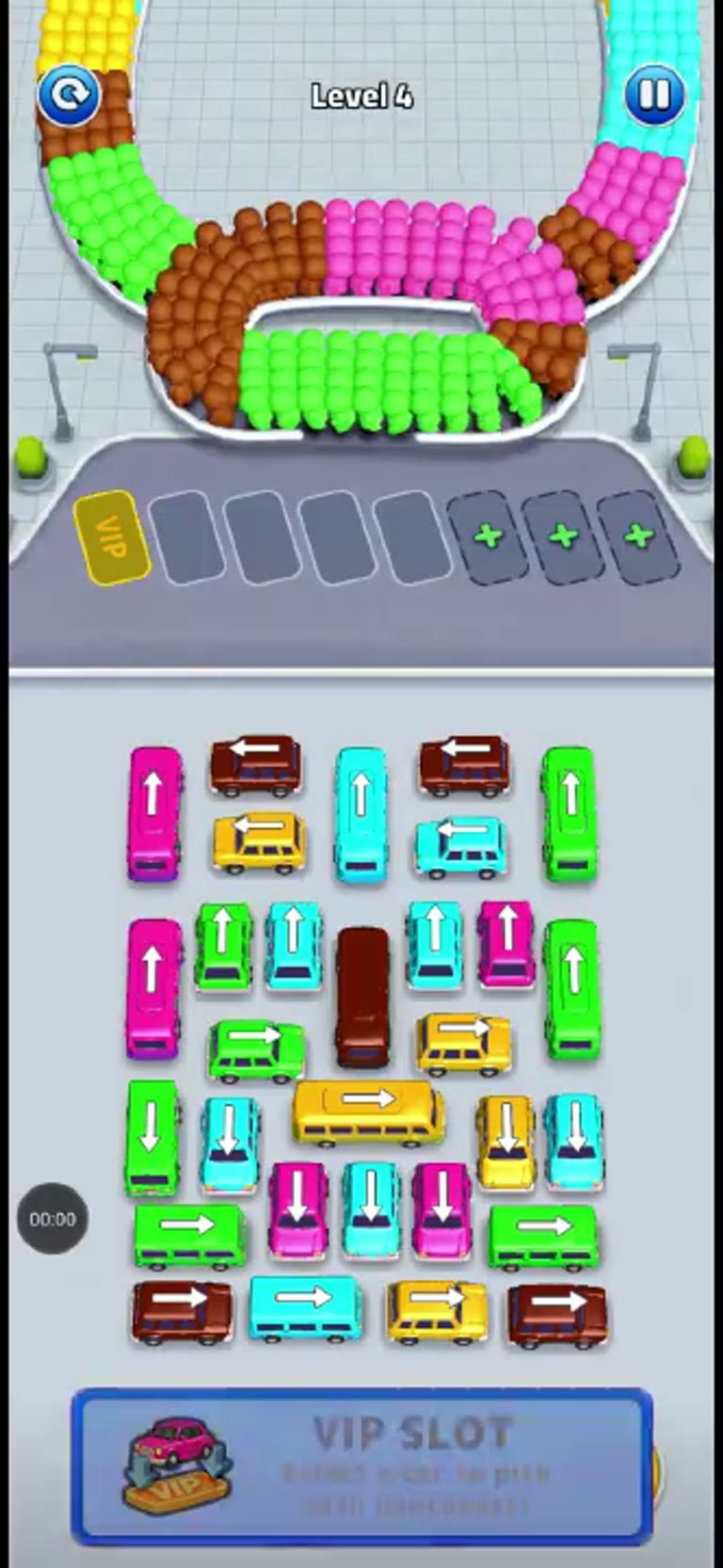 Bus Rush Fever Level 4 gameplay preview
