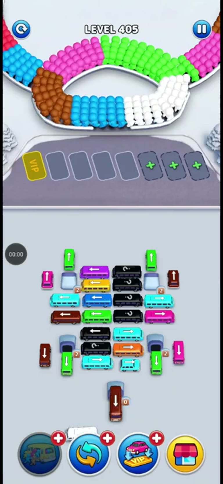 Bus Rush Fever Level 405 gameplay preview
