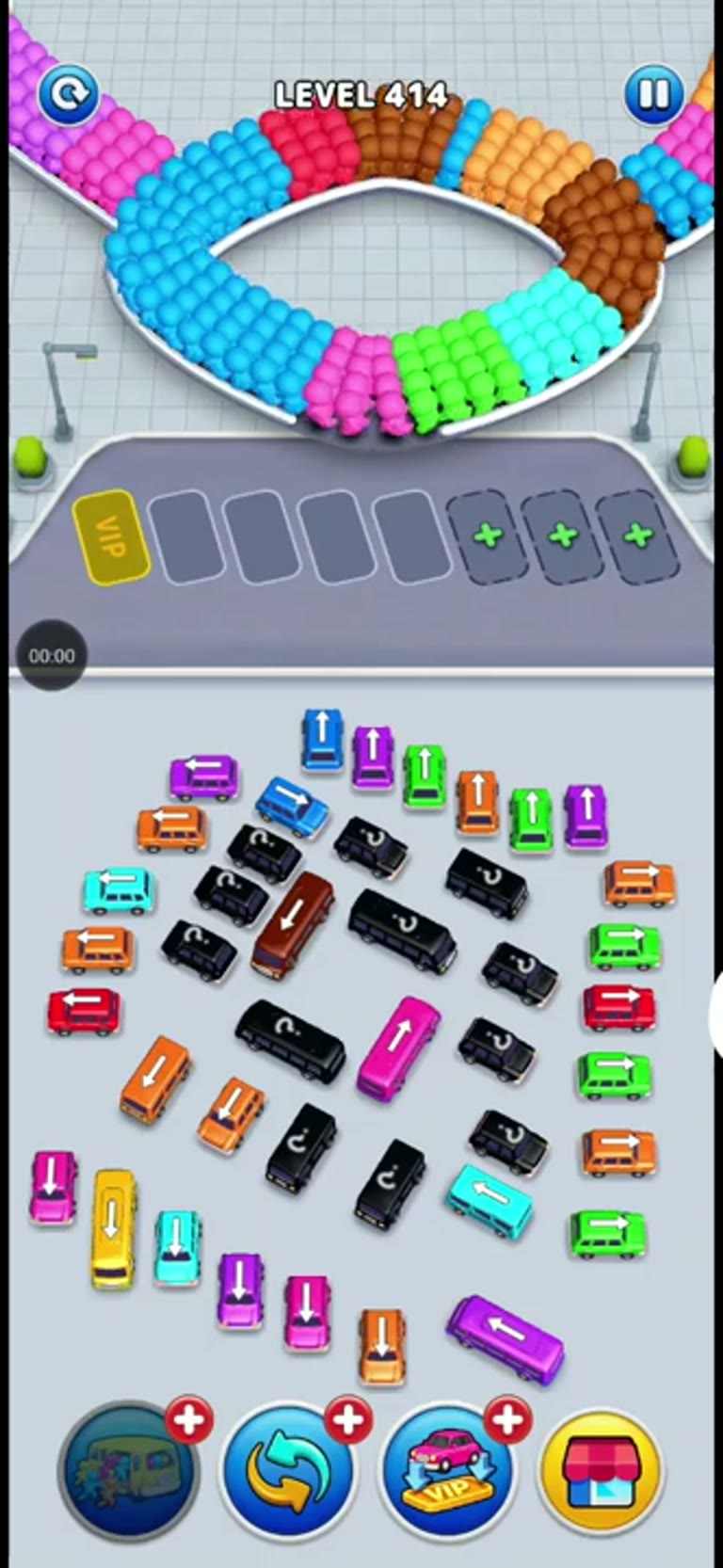 Bus Rush Fever Level 414 gameplay preview