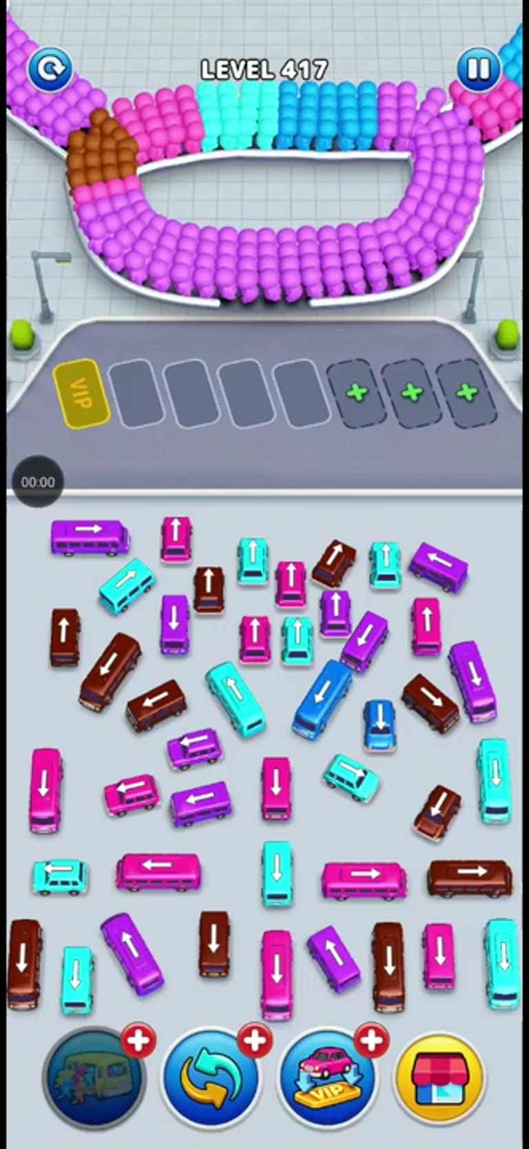 Bus Rush Fever Level 417 gameplay preview