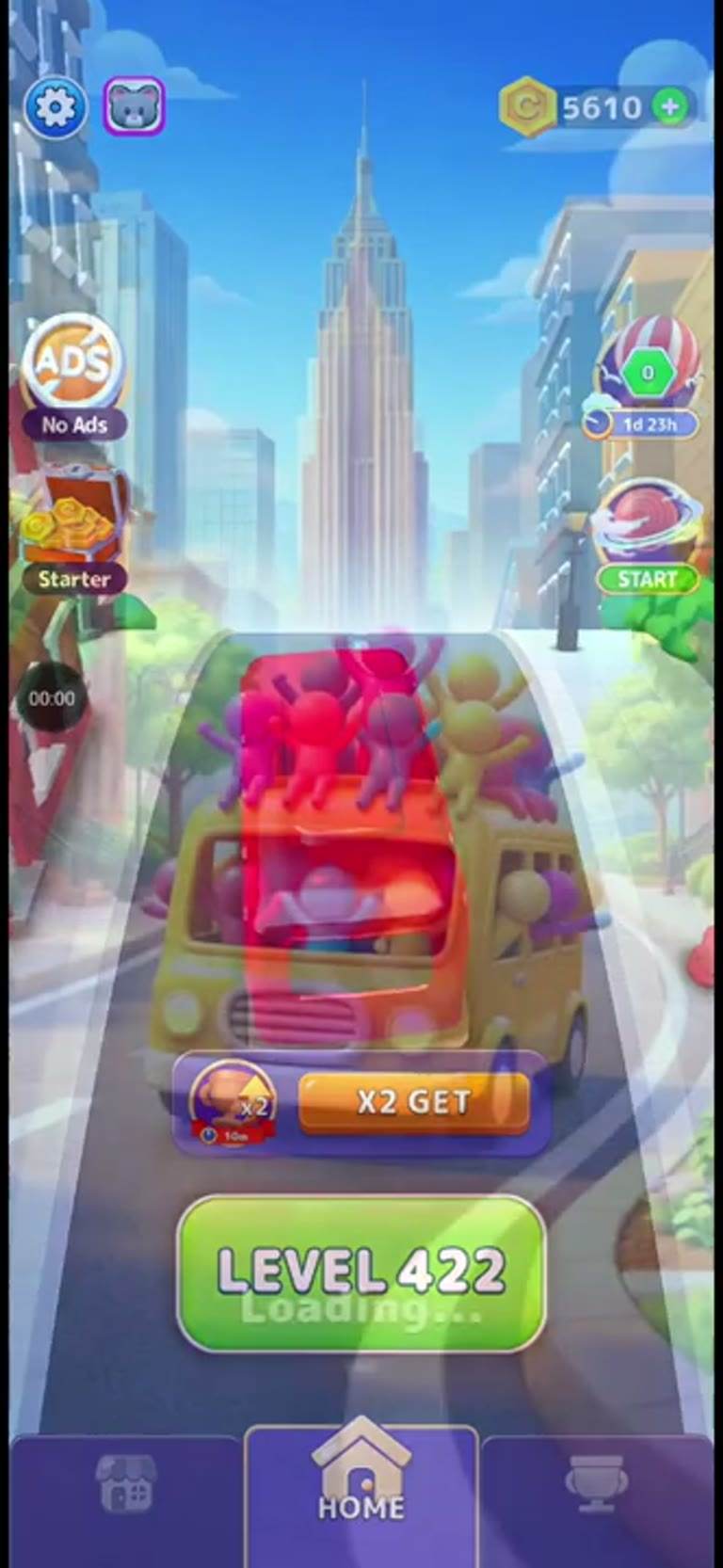 Bus Rush Fever Level 422 gameplay preview