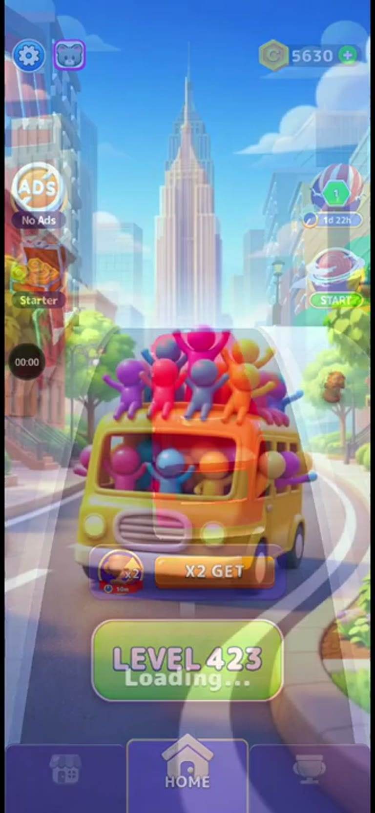 Bus Rush Fever Level 423 gameplay preview