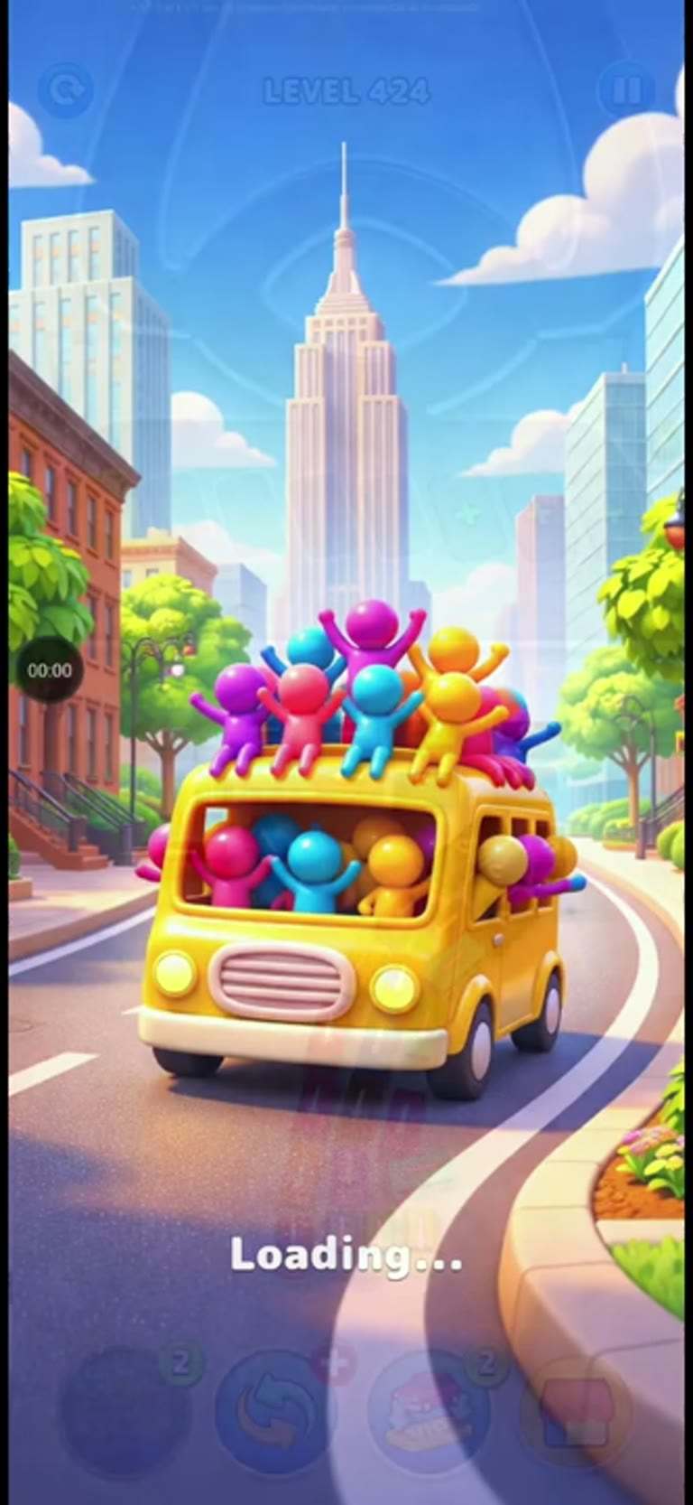 Bus Rush Fever Level 424 gameplay preview