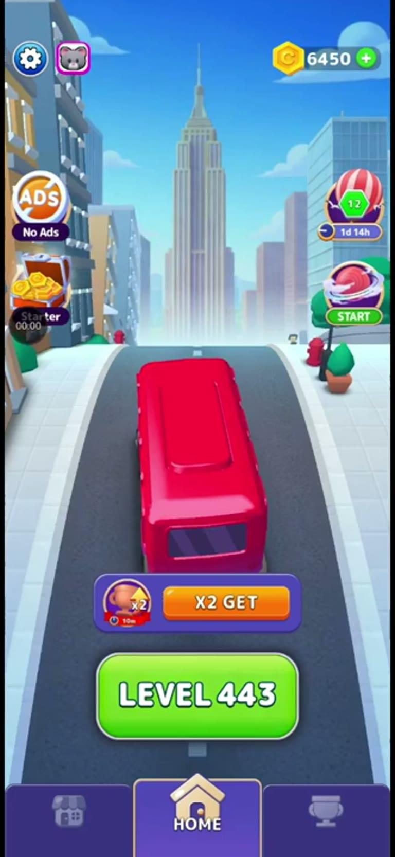 Bus Rush Fever Level 443 gameplay preview