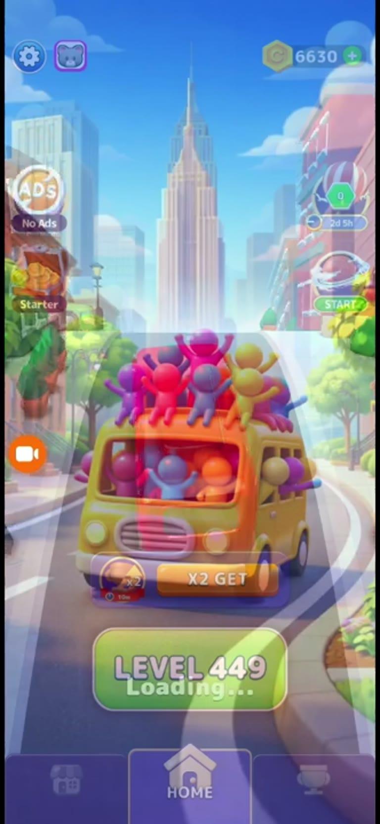 Bus Rush Fever Level 449 gameplay preview