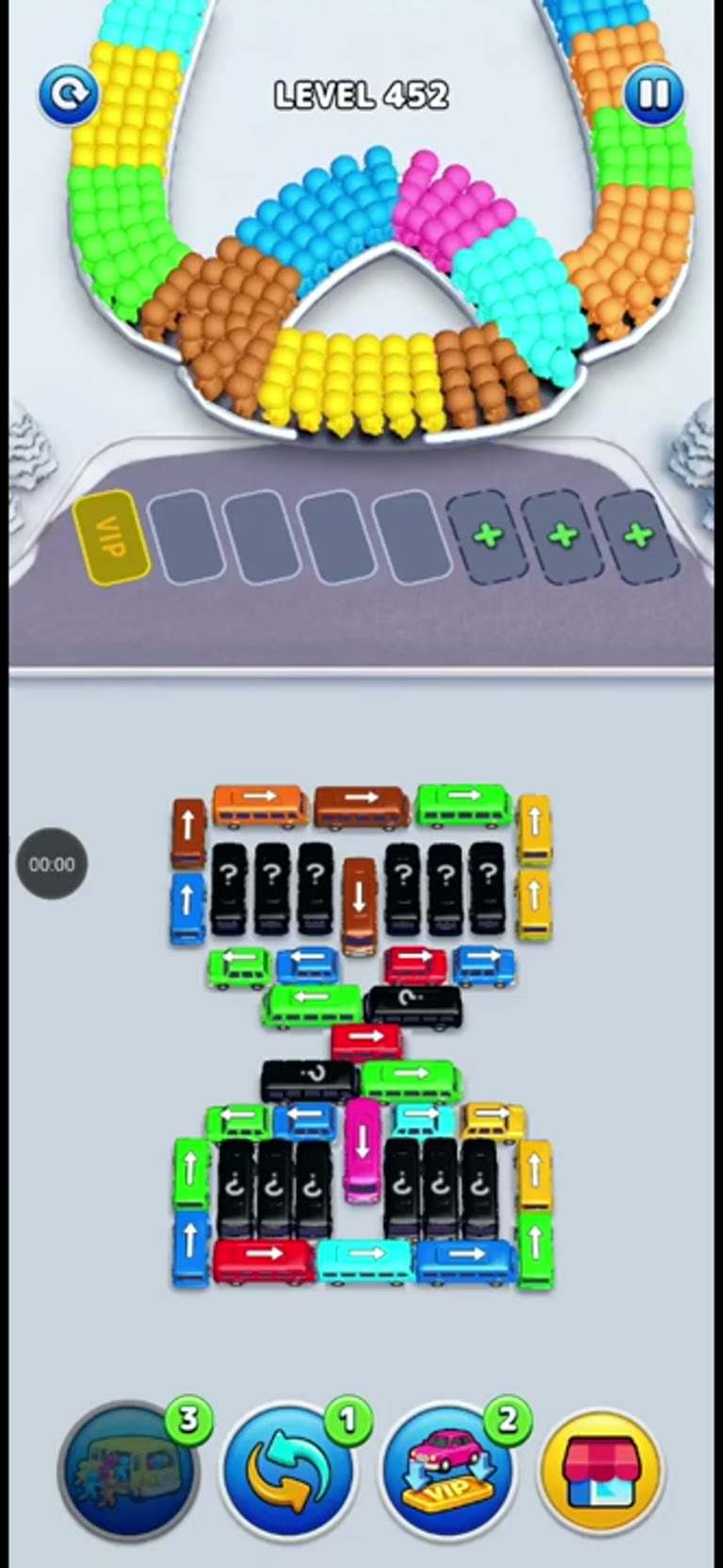 Bus Rush Fever Level 452 gameplay preview