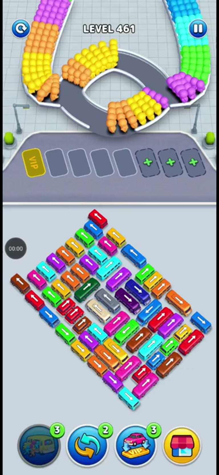 Bus Rush Fever Level 461 gameplay preview