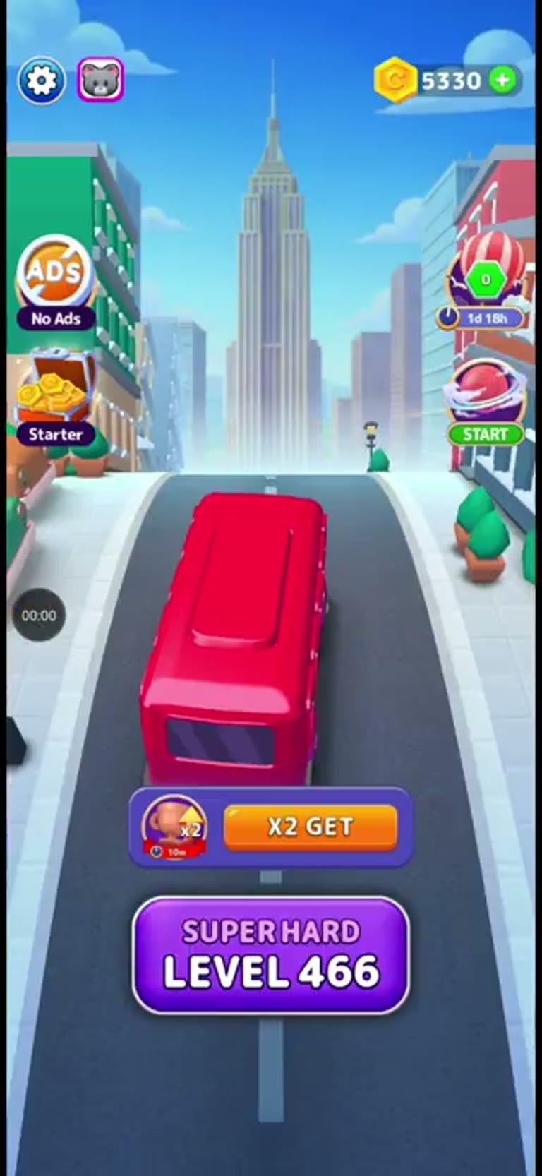 Bus Rush Fever Level 466 gameplay preview