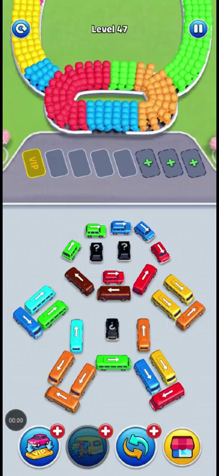 Bus Rush Fever Level 47 gameplay preview