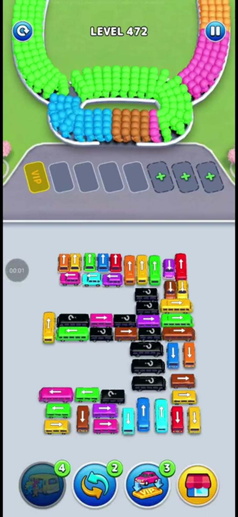 Bus Rush Fever Level 472 gameplay preview