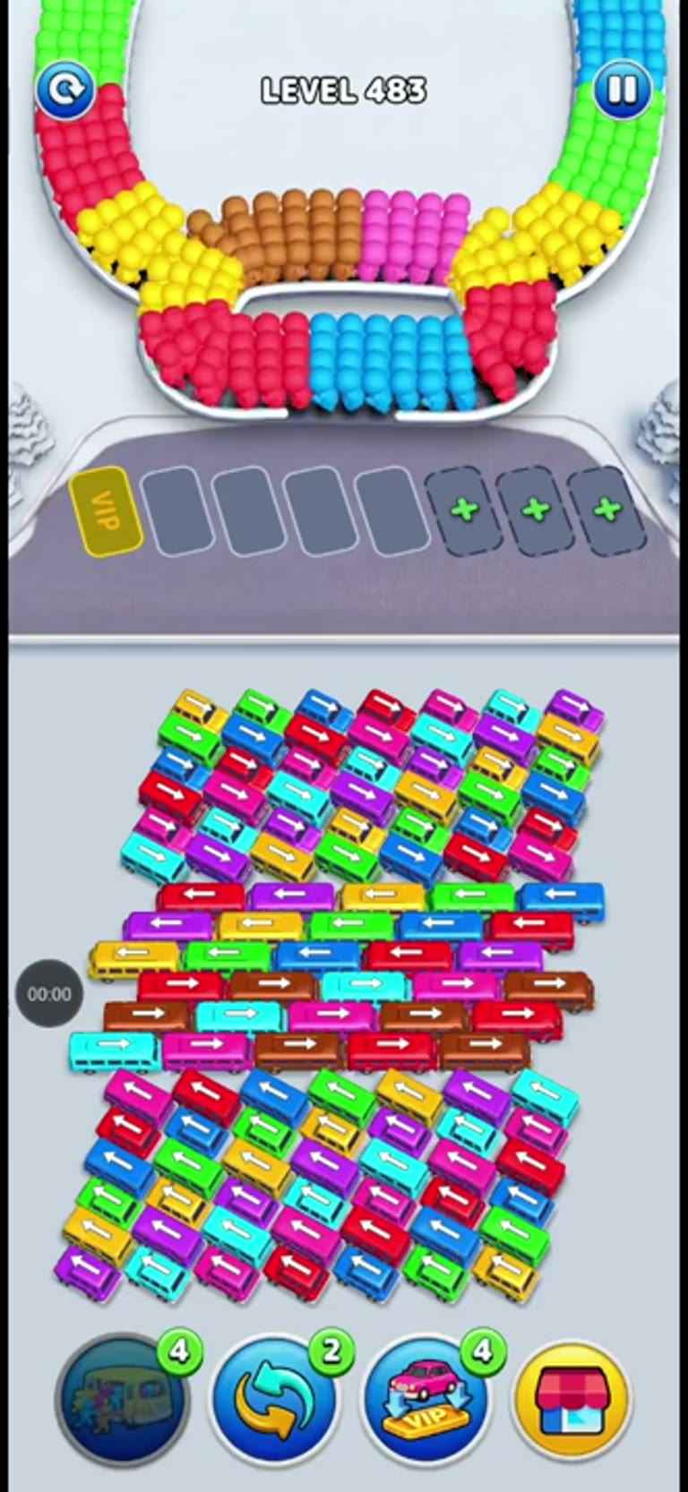 Bus Rush Fever Level 483 gameplay preview
