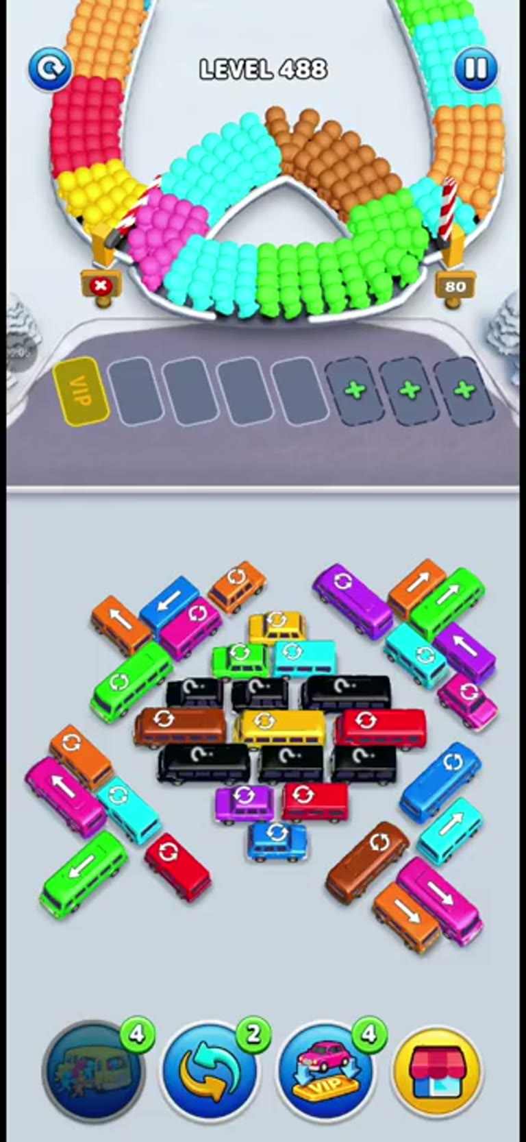 Bus Rush Fever Level 488 gameplay preview