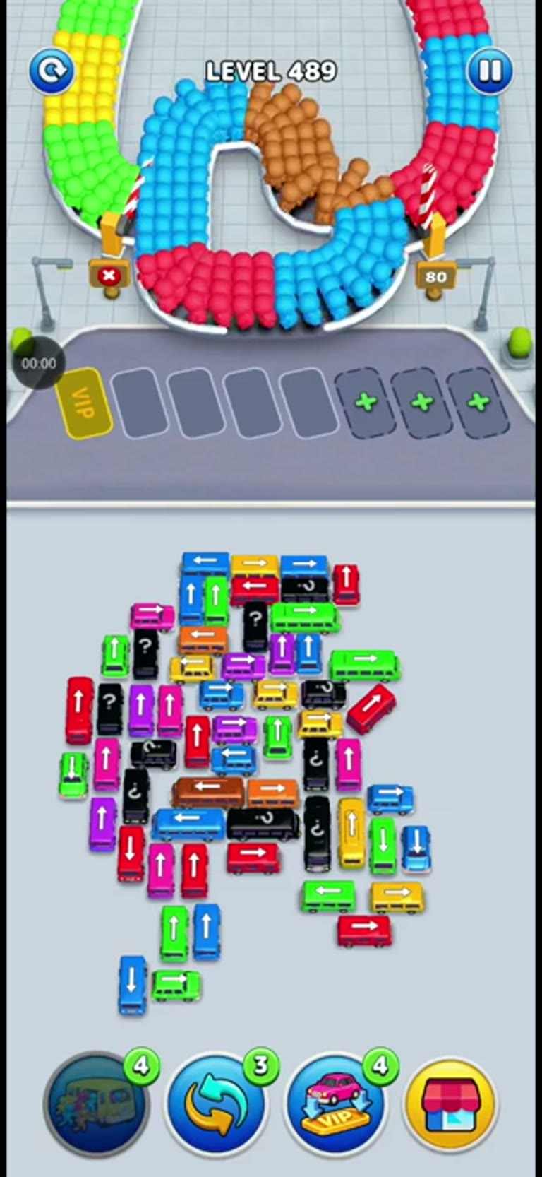 Bus Rush Fever Level 489 gameplay preview