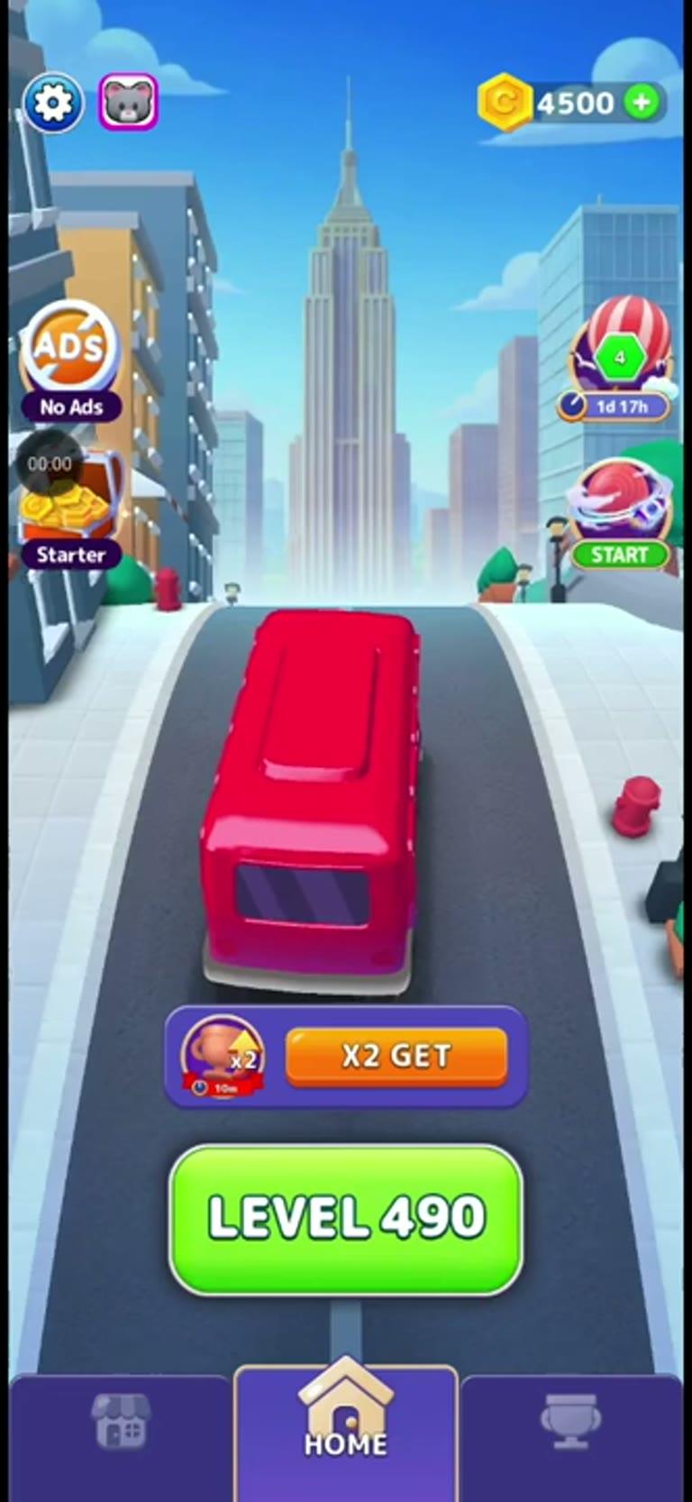 Bus Rush Fever Level 490 gameplay preview