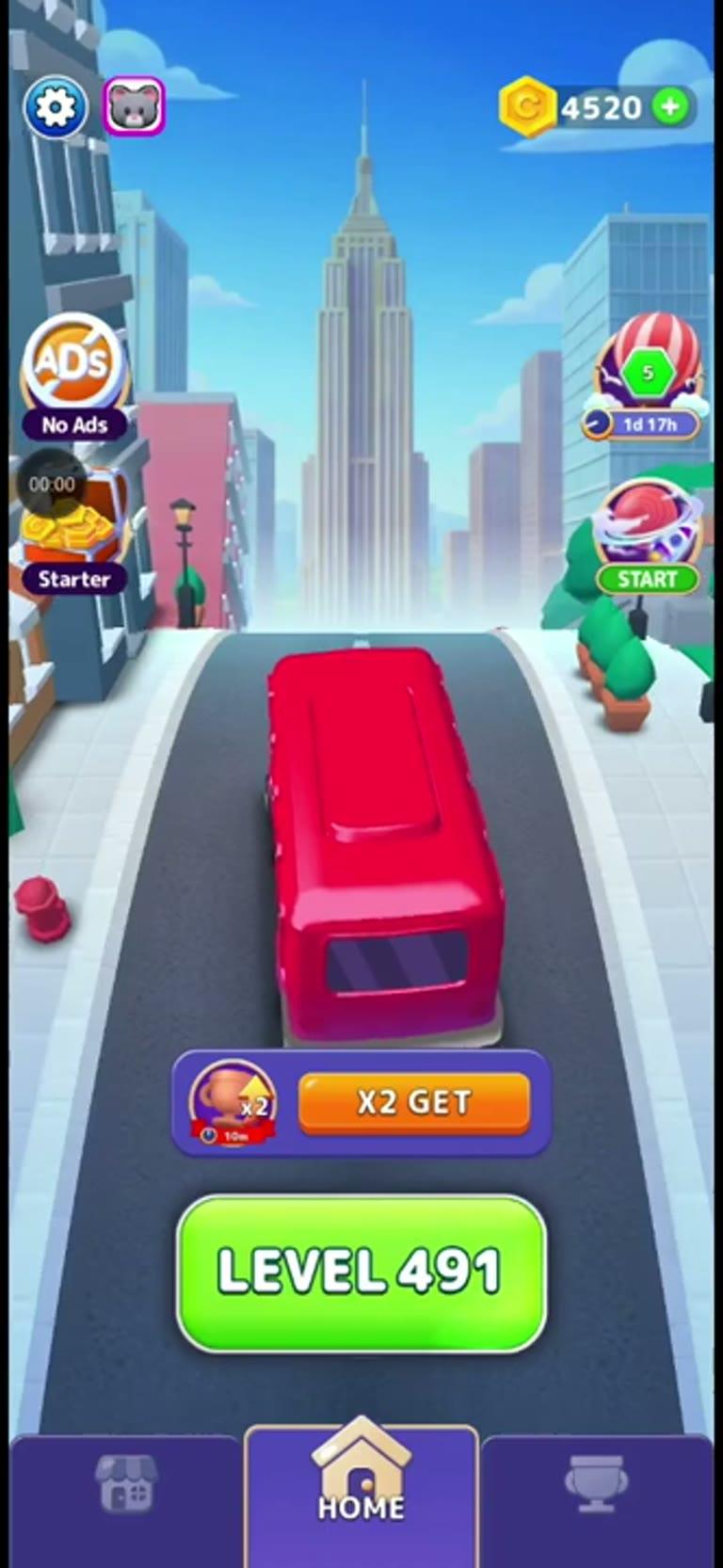 Bus Rush Fever Level 491 gameplay preview