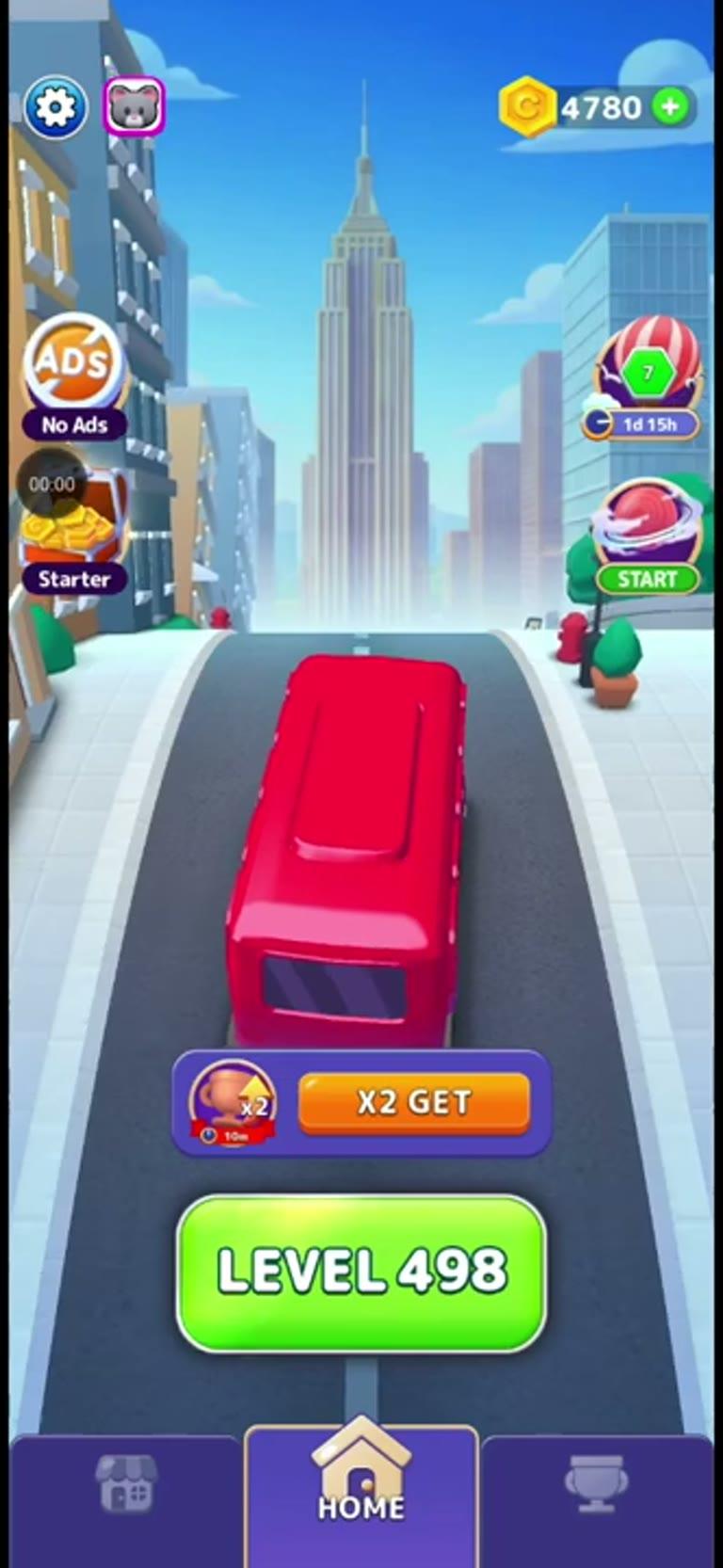 Bus Rush Fever Level 498 gameplay preview