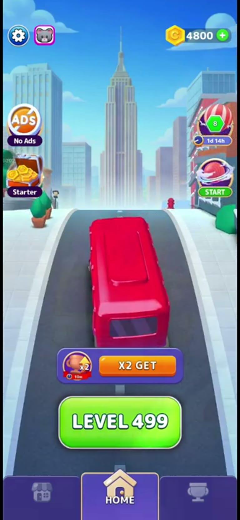 Bus Rush Fever Level 499 gameplay preview
