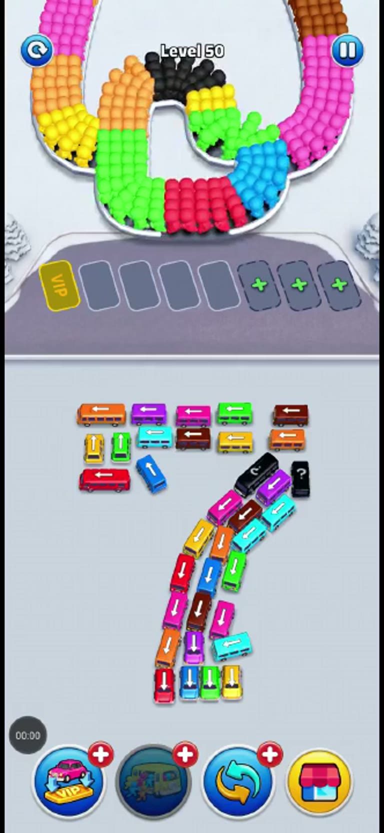 Bus Rush Fever Level 50 gameplay preview