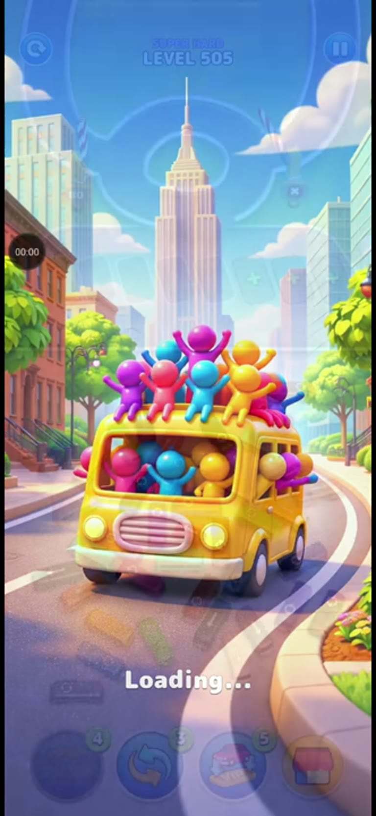 Bus Rush Fever Level 505 gameplay preview