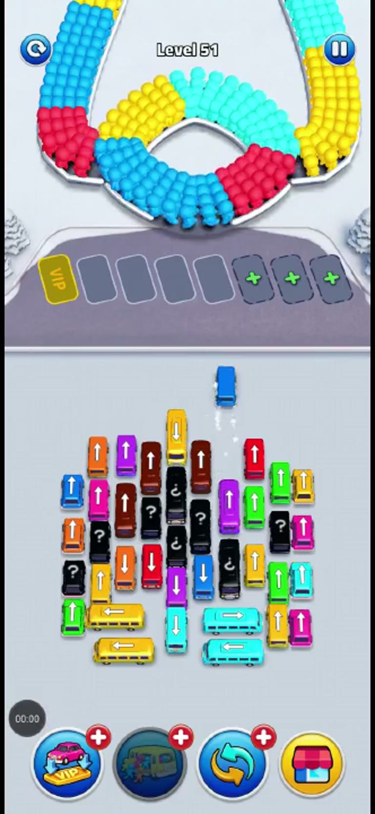 Bus Rush Fever Level 51 gameplay preview