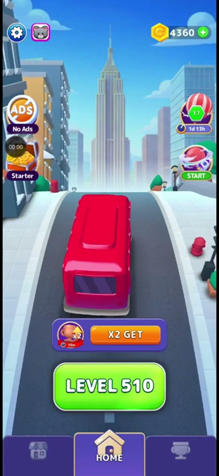 Bus Rush Fever Level 510 gameplay preview