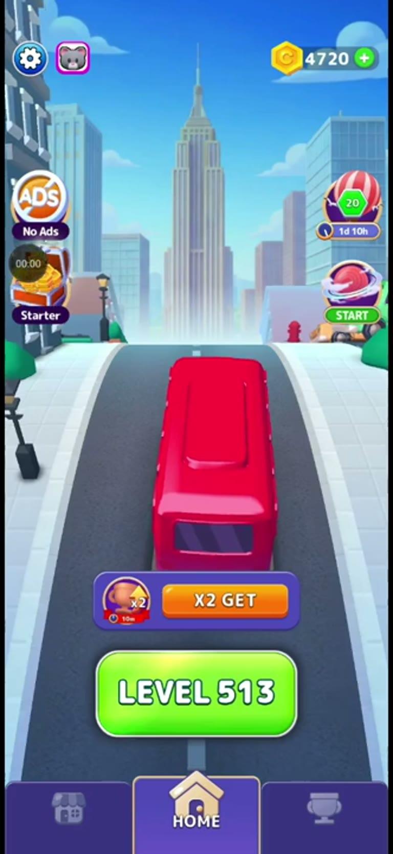 Bus Rush Fever Level 513 gameplay preview