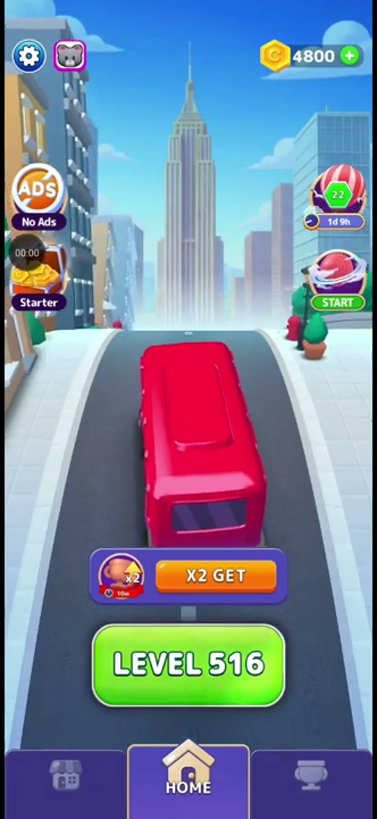 Bus Rush Fever Level 516 gameplay preview