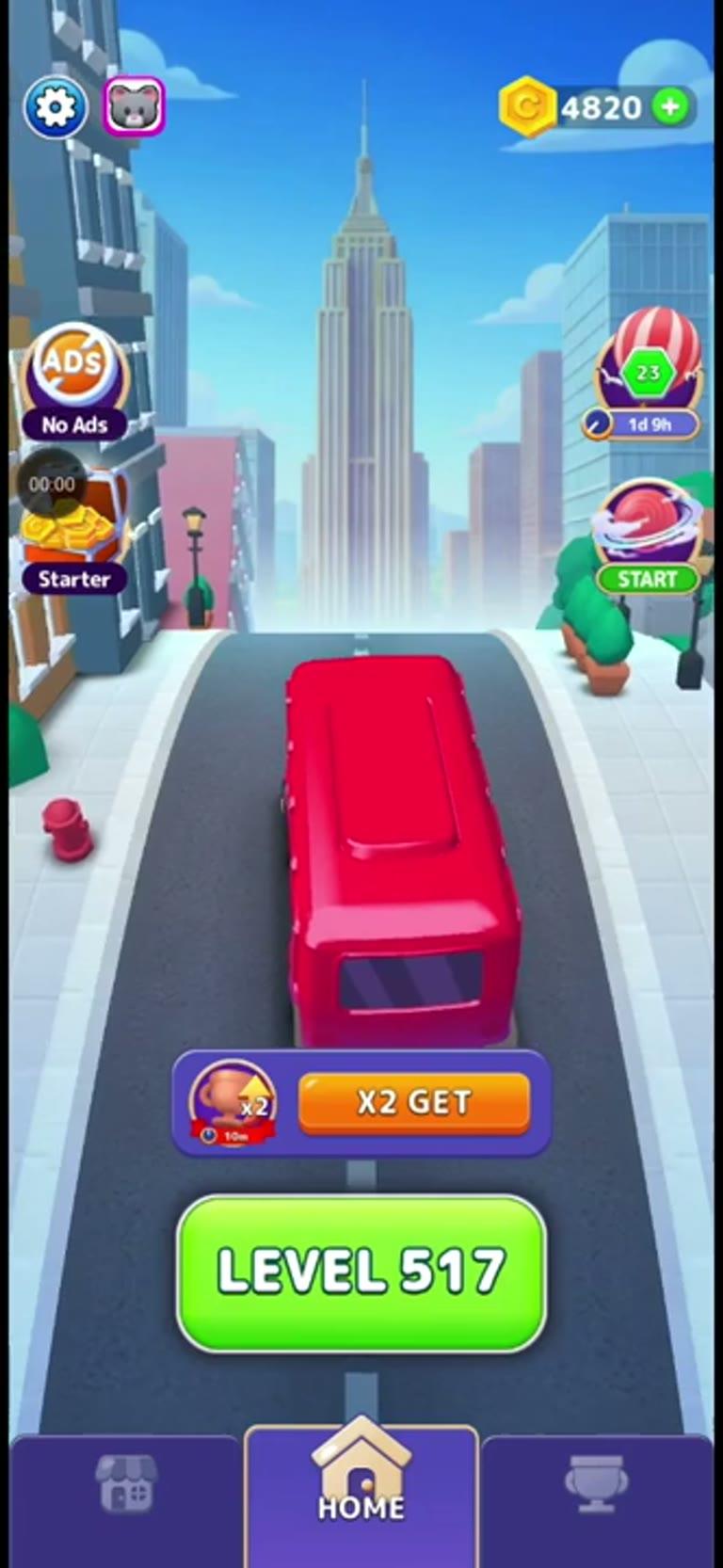 Bus Rush Fever Level 517 gameplay preview