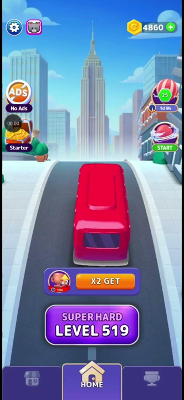 Bus Rush Fever Level 519 gameplay preview