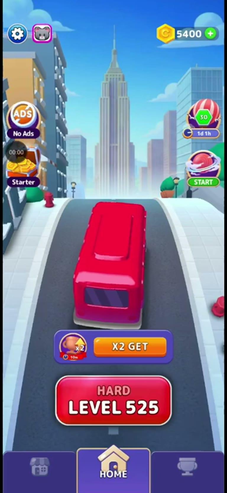 Bus Rush Fever Level 525 gameplay preview
