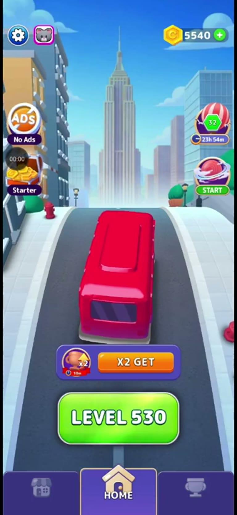 Bus Rush Fever Level 530 gameplay preview