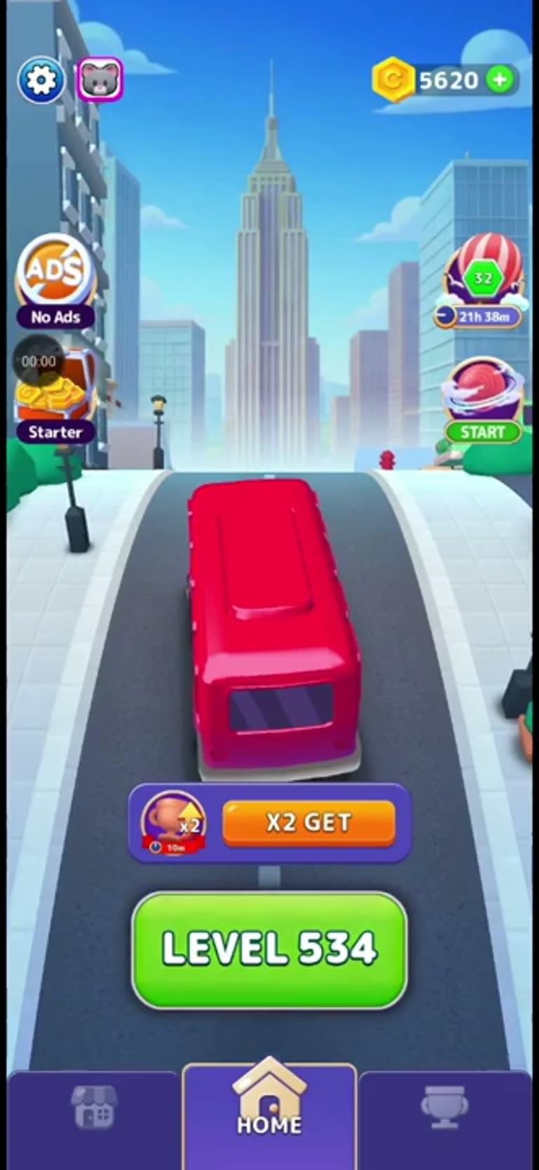 Bus Rush Fever Level 534 gameplay preview