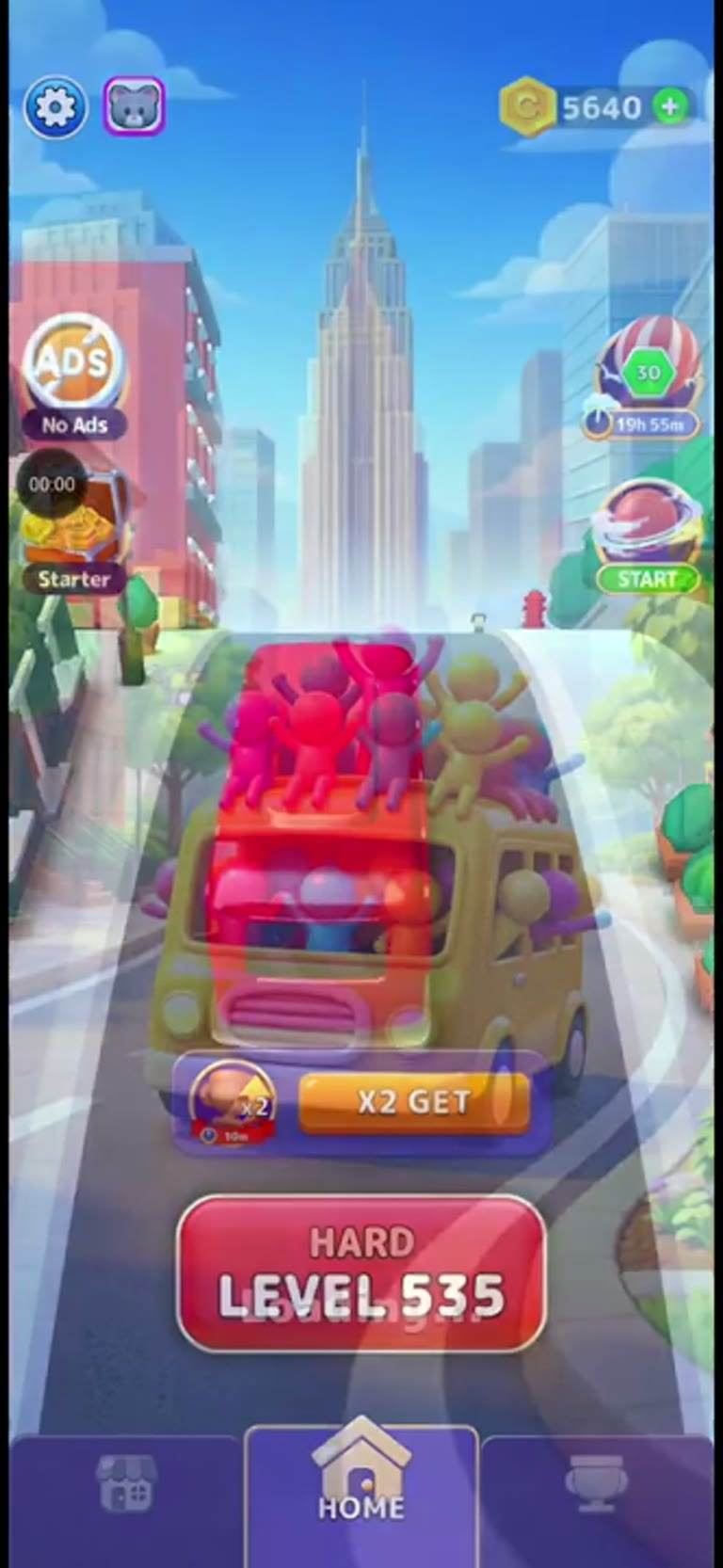 Bus Rush Fever Level 535 gameplay preview