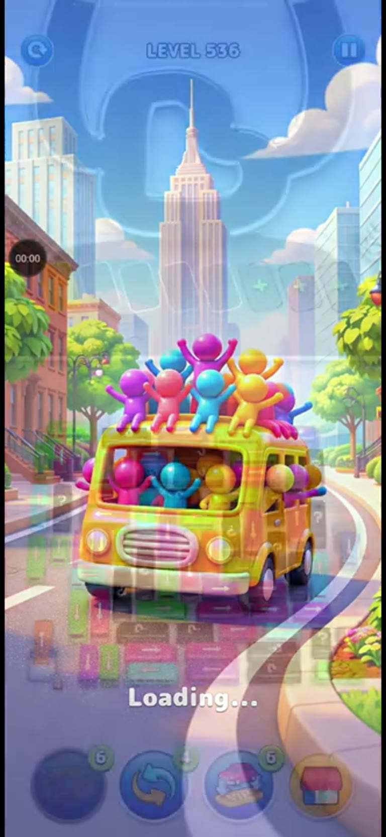 Bus Rush Fever Level 536 gameplay preview